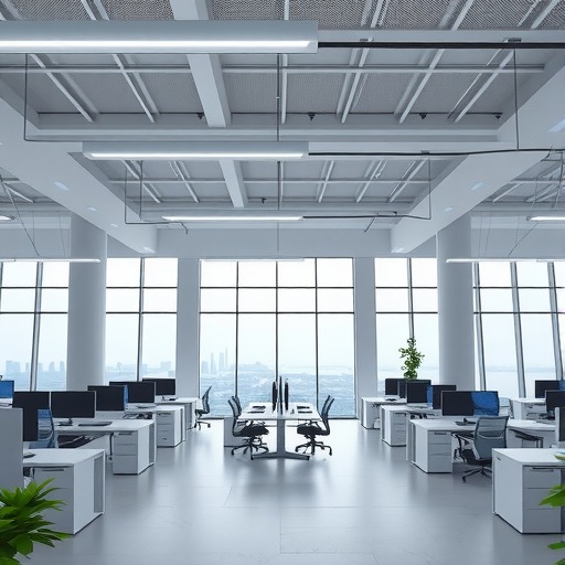 1700㎡上市LED产业科技公司办公室装修设计 | 万润科技(图2) 1700㎡上市LED产业科技公司办公室装修设计 | 万润科技(图2)