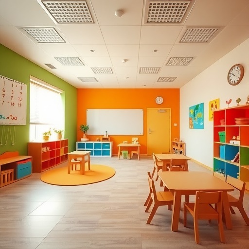 100平米幼托班装修效果图-先行宝贝(图2)