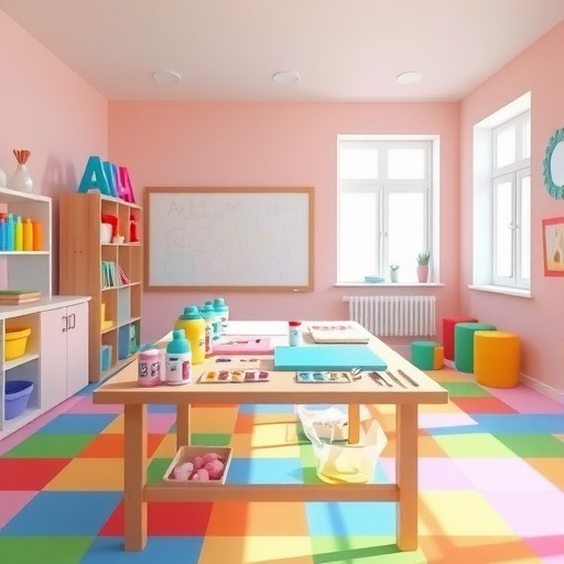 儿童绘画培训班装修效果图-松子美术(图2) 儿童绘画培训班装修效果图-松子美术(图2)