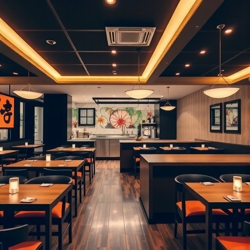 餐饮连锁店装修效果图-禄合门(图2)