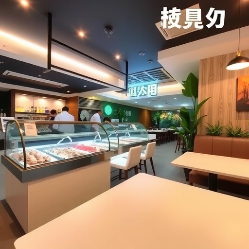 海鲜自助餐厅装修效果图-华仁五洲(图2) 海鲜自助餐厅装修效果图-华仁五洲(图2)
