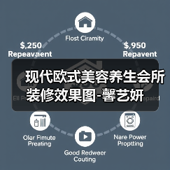 现代欧式美容养生会所装修效果图-馨艺妍(图2) 现代欧式美容养生会所装修效果图-馨艺妍(图2)