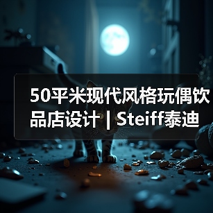 50平米现代风格玩偶饮品店设计 | Steiff泰迪(图4) 50平米现代风格玩偶饮品店设计 | Steiff泰迪(图4)