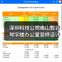 深圳科技公司南山智谷写字楼办公室装修设计案例(图4) 深圳科技公司南山智谷写字楼办公室装修设计案例(图4)