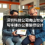 深圳科技公司南山智谷写字楼办公室装修设计案例(图2) 深圳科技公司南山智谷写字楼办公室装修设计案例(图2)