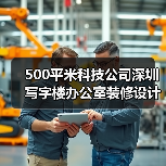 500平米科技公司深圳写字楼办公室装修设计案例(图4) 500平米科技公司深圳写字楼办公室装修设计案例(图4)