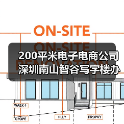 200平米电子电商公司深圳南山智谷写字楼办公室装修设计案例(图3) 200平米电子电商公司深圳南山智谷写字楼办公室装修设计案例(图3)