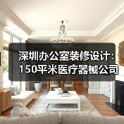 深圳办公室装修设计:150平米医疗器械公司(图4) 深圳办公室装修设计:150平米医疗器械公司(图4)