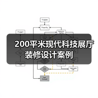 200平米现代科技展厅装修设计案例(图4) 200平米现代科技展厅装修设计案例(图4)