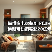 福州家电家装厨卫以旧换新带动消费超20亿元(图1) 福州家电家装厨卫以旧换新带动消费超20亿元(图1)