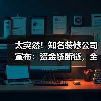 太突然!知名装修公司宣布:资金链断链,全面停工!有人刚交了定金就出事了(图2) 太突然!知名装修公司宣布:资金链断链,全面停工!有人刚交了定金就出事了(图2)