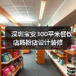 深圳宝安300平米餐饮店肠粉店设计装修(图4) 深圳宝安300平米餐饮店肠粉店设计装修(图4)