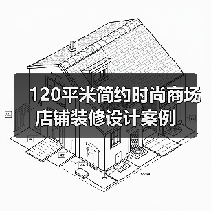 120平米简约时尚商场店铺装修设计案例(图3) 120平米简约时尚商场店铺装修设计案例(图3)