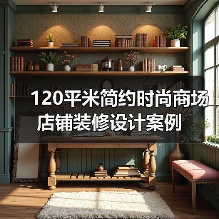 120平米简约时尚商场店铺装修设计案例(图4) 120平米简约时尚商场店铺装修设计案例(图4)