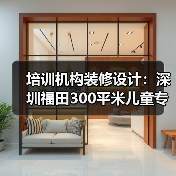 培训机构装修设计:深圳福田300平米儿童专注力教育(图4) 培训机构装修设计:深圳福田300平米儿童专注力教育(图4)