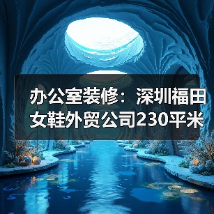 办公室装修：深圳福田女鞋外贸公司230平米写字楼办公室设计（图2）