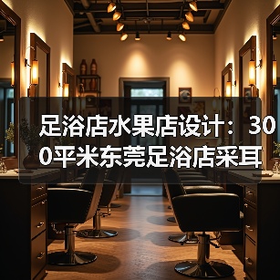足浴店水果店设计:300平米东莞足浴店采耳店和水果店店面装修(图3) 足浴店水果店设计:300平米东莞足浴店采耳店和水果店店面装修(图3)