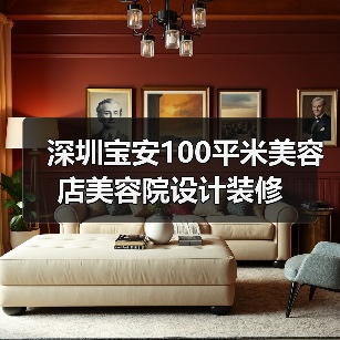 深圳宝安100平米美容店美容院设计装修(图4) 深圳宝安100平米美容店美容院设计装修(图4)