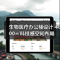 生物医疗办公楼设计 4600㎡科技感空间布局(图4) 生物医疗办公楼设计 4600㎡科技感空间布局(图4)