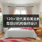120㎡现代美容美业教育培训机构装修设计(图4) 120㎡现代美容美业教育培训机构装修设计(图4)