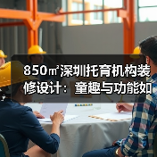 850㎡深圳托育机构装修设计:童趣与功能如何兼得?(图3) 850㎡深圳托育机构装修设计:童趣与功能如何兼得?(图3)