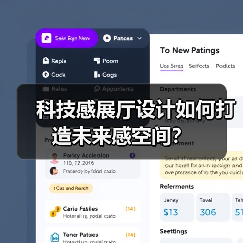 科技感展厅设计如何打造未来感空间?(图1) 科技感展厅设计如何打造未来感空间?(图1)