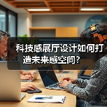 科技感展厅设计如何打造未来感空间?(图3) 科技感展厅设计如何打造未来感空间?(图3)