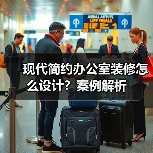 现代简约办公室装修怎么设计?案例解析(图2) 现代简约办公室装修怎么设计?案例解析(图2)