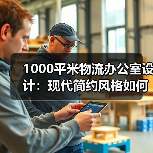 1000平米物流办公室设计:现代简约风格如何融合科技感?(图1) 1000平米物流办公室设计:现代简约风格如何融合科技感?(图1)