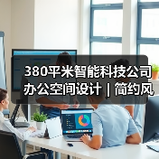 380平米智能科技公司办公空间设计 | 简约风格案例分享（图4）