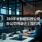 380平米智能科技公司办公空间设计 | 简约风格案例分享（图2）