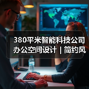 380平米智能科技公司办公空间设计 | 简约风格案例分享（图3）