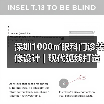 深圳1000㎡眼科门诊装修设计 | 现代弧线打造舒适诊疗空间(图1) 深圳1000㎡眼科门诊装修设计 | 现代弧线打造舒适诊疗空间(图1)