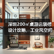 深圳200㎡桌游店装修设计攻略,工业风空间如何提升体验感?(图2) 深圳200㎡桌游店装修设计攻略,工业风空间如何提升体验感?(图2)