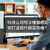 科技公司写字楼装修如何打造现代极简风格？（图2）