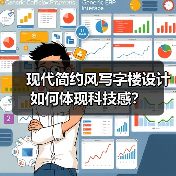 现代简约风写字楼设计如何体现科技感?(图2) 现代简约风写字楼设计如何体现科技感?(图2)