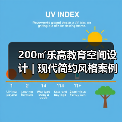 200㎡乐高教育空间设计 | 现代简约风格案例解析（图1）