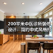 200平米中医诊所装修设计:简约中式风格打造温馨诊疗空间(图4) 200平米中医诊所装修设计:简约中式风格打造温馨诊疗空间(图4)