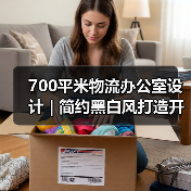 700平米物流办公室设计 | 简约黑白风打造开放通透空间(图4) 700平米物流办公室设计 | 简约黑白风打造开放通透空间(图4)