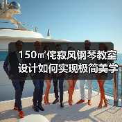 150㎡侘寂风钢琴教室设计如何实现极简美学(图3) 150㎡侘寂风钢琴教室设计如何实现极简美学(图3)