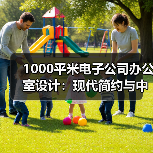 1000平米电子公司办公室设计:现代简约与中式风如何完美融合?(图1) 1000平米电子公司办公室设计:现代简约与中式风如何完美融合?(图1)