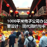 1000平米电子公司办公室设计:现代简约与中式风如何完美融合?(图4) 1000平米电子公司办公室设计:现代简约与中式风如何完美融合?(图4)