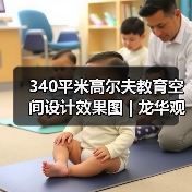 340平米高尔夫教育空间设计效果图 | 龙华观澜高尔夫(图4) 340平米高尔夫教育空间设计效果图 | 龙华观澜高尔夫(图4)