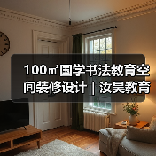 100㎡国学书法教育空间装修设计 | 汝昊教育(图1) 100㎡国学书法教育空间装修设计 | 汝昊教育(图1)