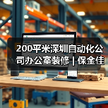 200平米深圳自动化公司办公室装修 | 保金佳科技(图3) 200平米深圳自动化公司办公室装修 | 保金佳科技(图3)