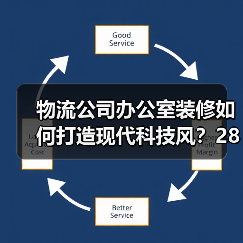 物流公司办公室装修如何打造现代科技风?2800平设计全解析(图2) 物流公司办公室装修如何打造现代科技风?2800平设计全解析(图2)