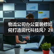 物流公司办公室装修如何打造现代科技风?2800平设计全解析(图1) 物流公司办公室装修如何打造现代科技风?2800平设计全解析(图1)