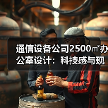 通信设备公司2500㎡办公室设计:科技感与现代感的完美融合(图3) 通信设备公司2500㎡办公室设计:科技感与现代感的完美融合(图3)