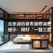 北京消协发布装修消费提示:做好“一登三查” 严格履行防控责任(图1) 北京消协发布装修消费提示:做好“一登三查” 严格履行防控责任(图1)