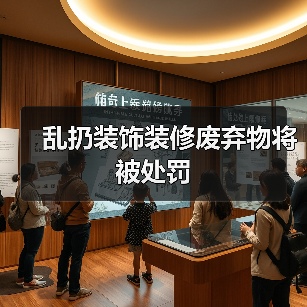 乱扔装饰装修废弃物将被处罚(图1) 乱扔装饰装修废弃物将被处罚(图1)